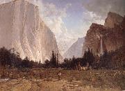 Thomas Hill Bridal Vell Falls,Yosemite china oil painting reproduction